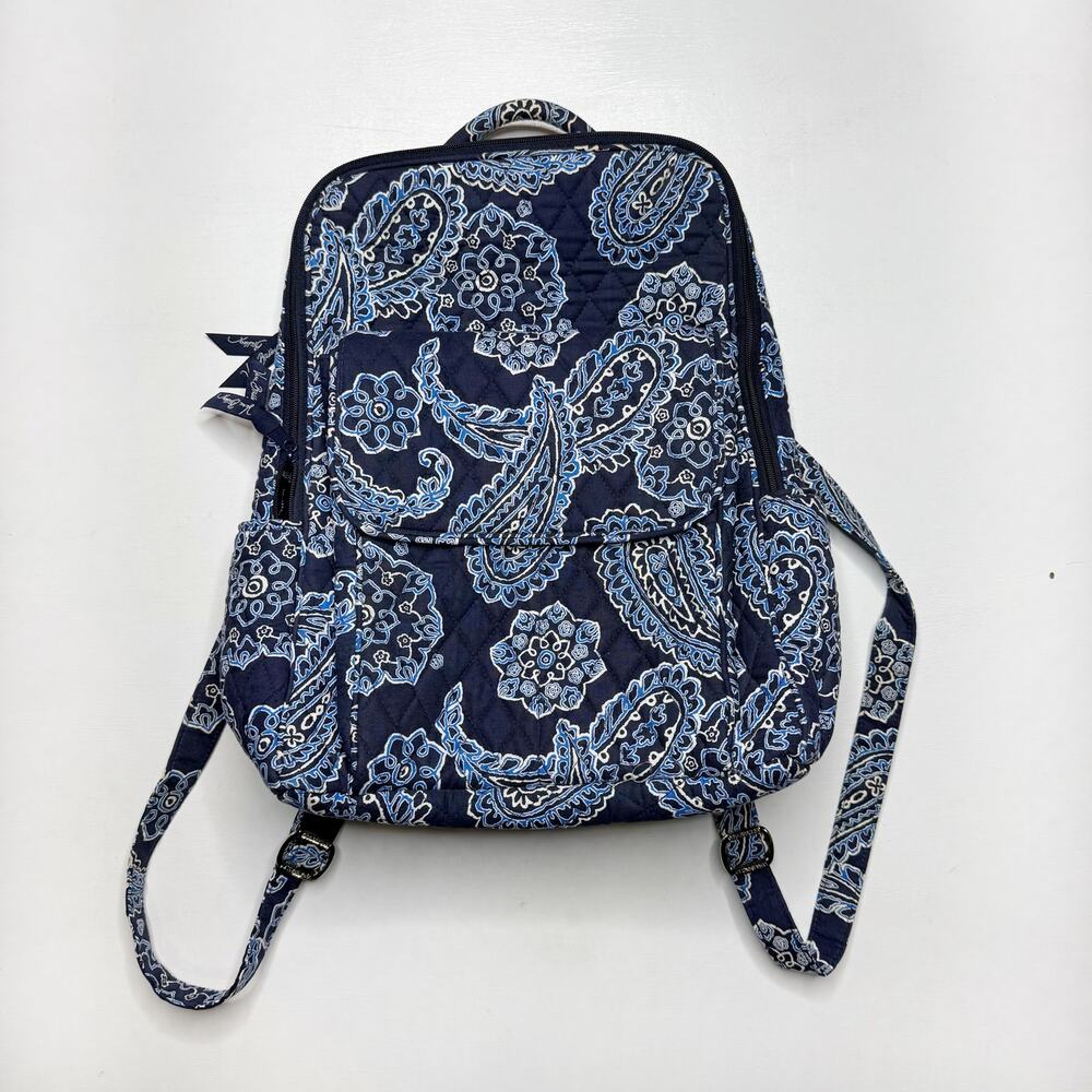 VERA BRADLEY Blue Bandana Backpack